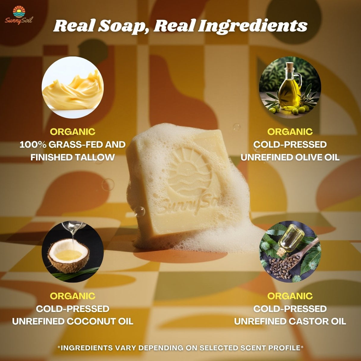 Face &amp; Body Tallow Soap Bar