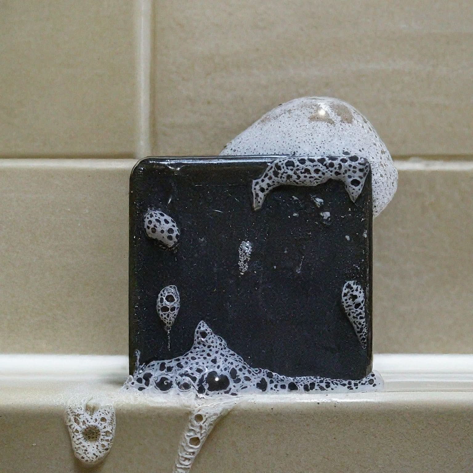 UnTamed Naturals All Products Black Activated Charcoal and Tea Tree Black Soap Bar