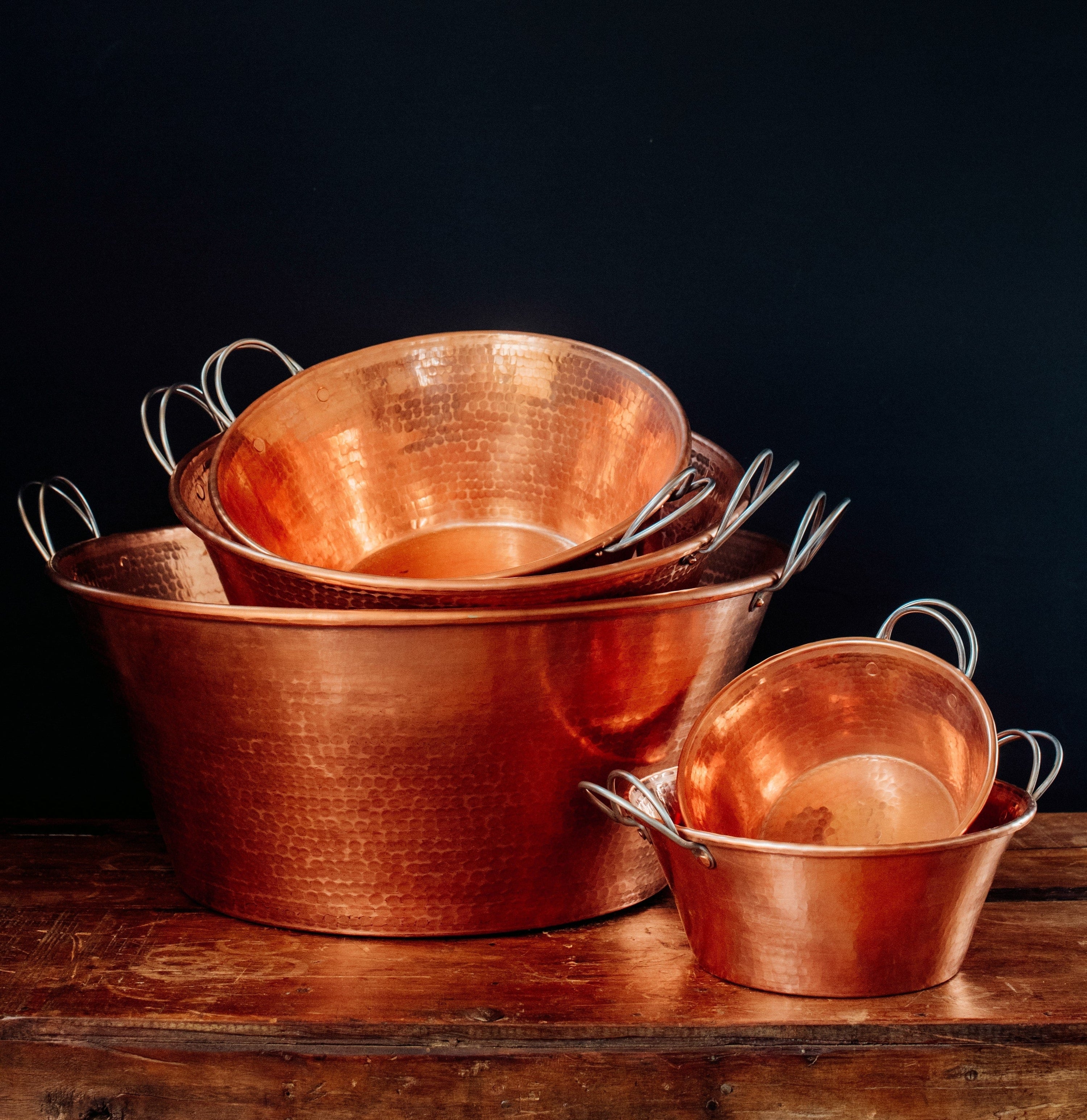 Sertodo Catering &amp; Entertaining Basin - 15" diameter Permian Copper Basins