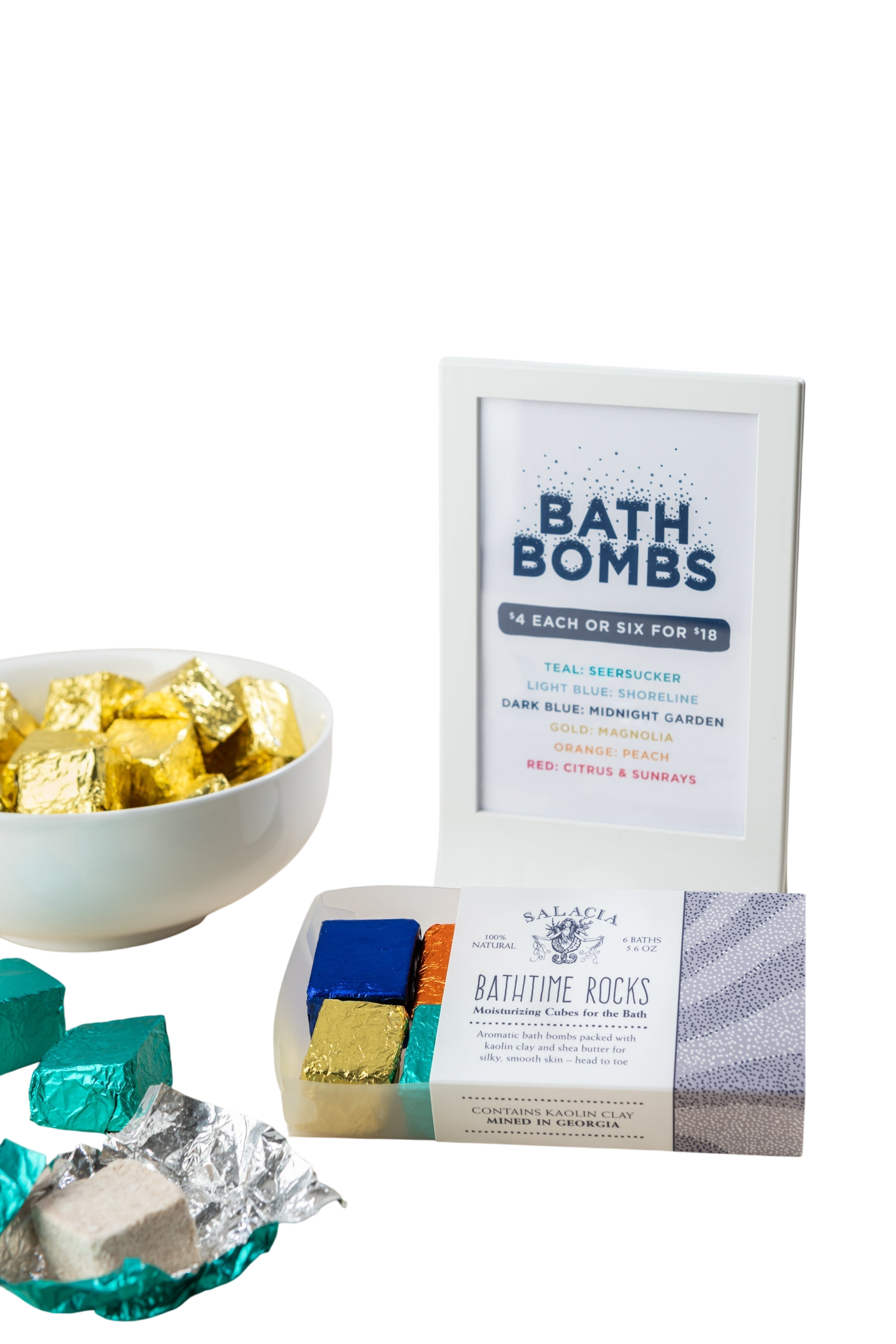 Lemon Lavender BathTime Rocks (Set of 6)