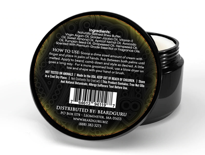 BeardGuru Smooth Whiskey Beard Cream - My American Goods