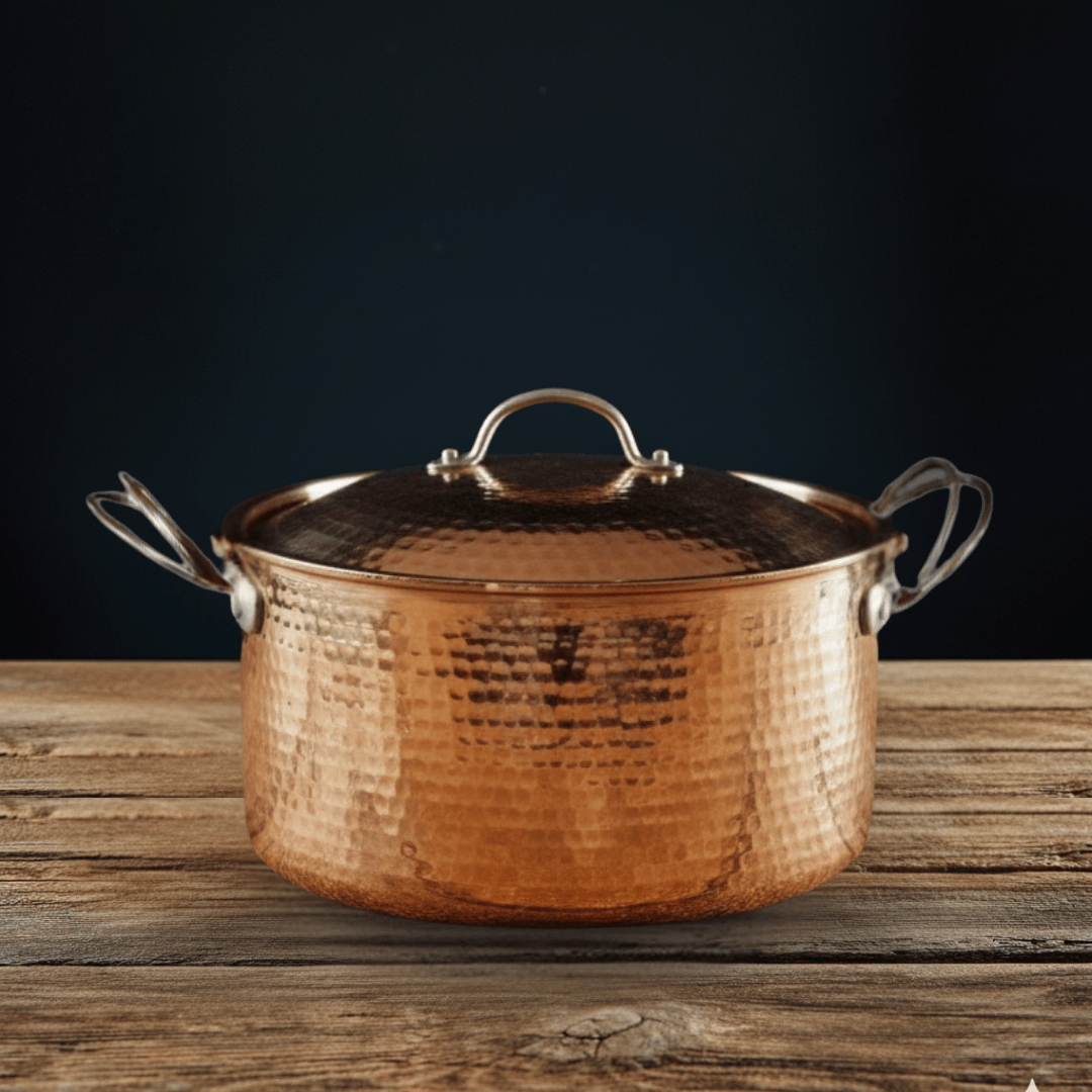 Sertodo Pots &amp; Pans Beautiful and Big Copper Dutch Ovens