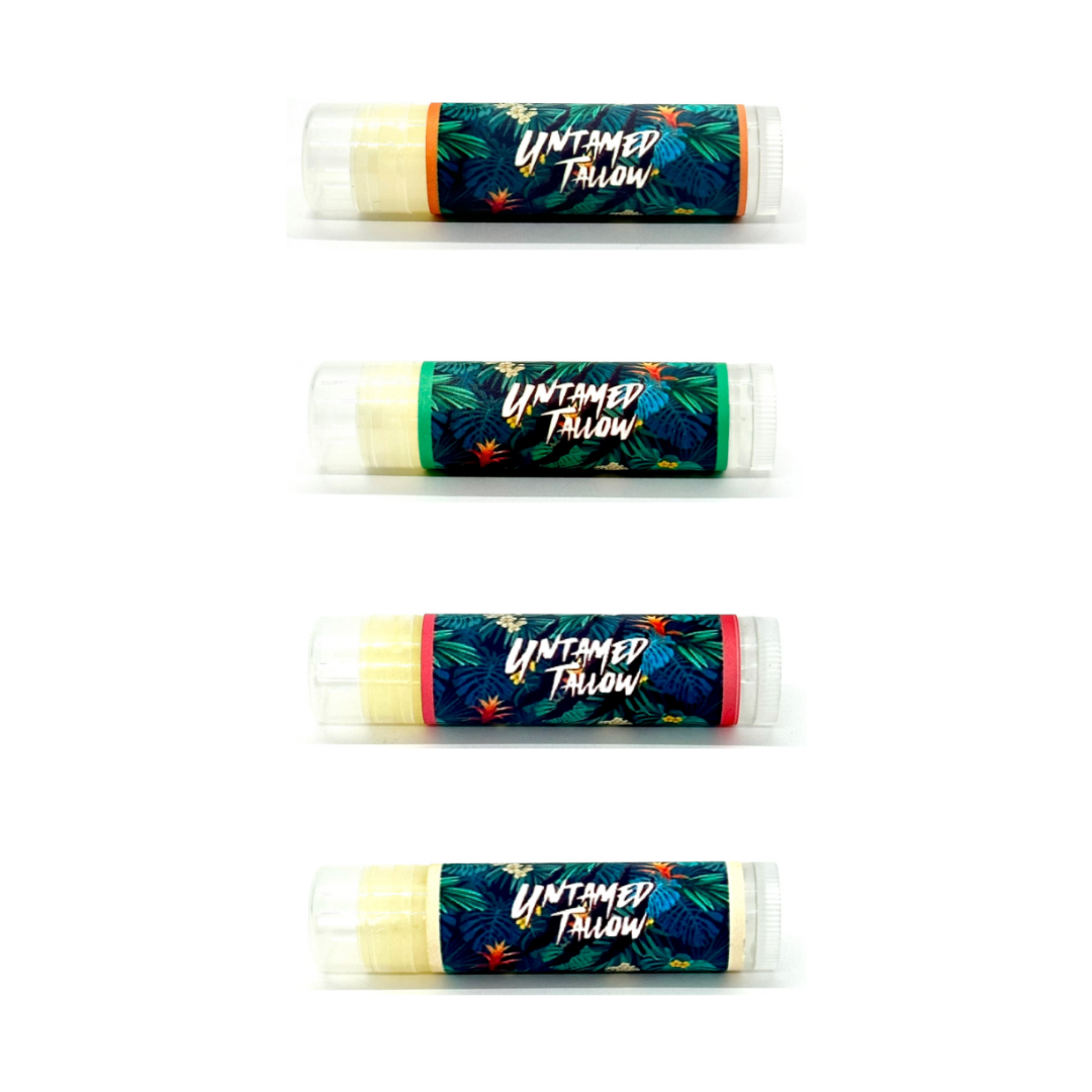 Signature Tallow Lip Balm - 6x Flavor Options