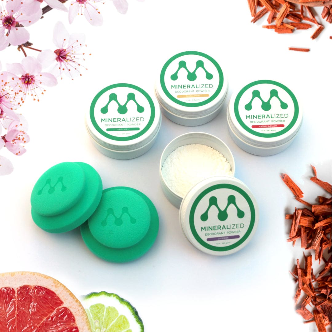 Mineralized Deodorant Deodorant Mineralized Bestselling Deodorant Sample Set
