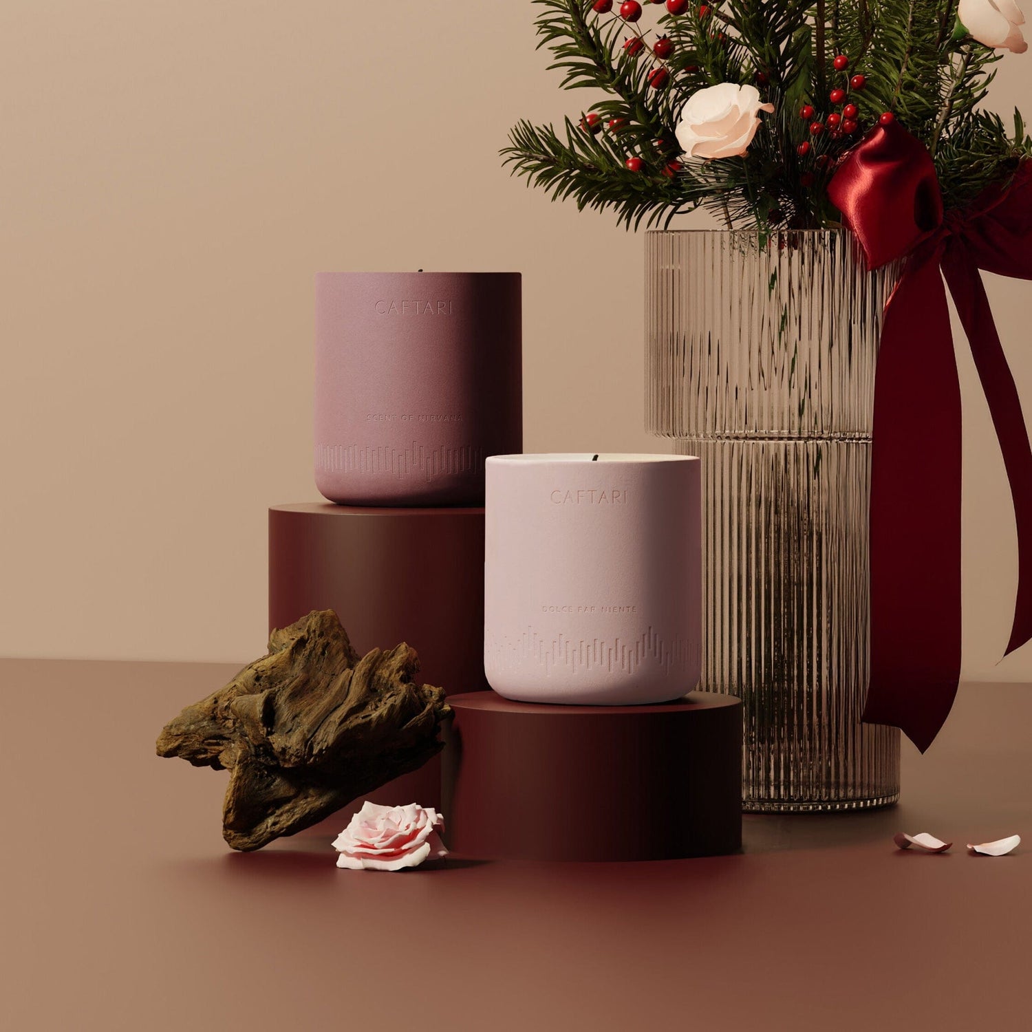 Caftari Candle Best Seller Bundle: Scent of Nirvana and Dolce Far Niente