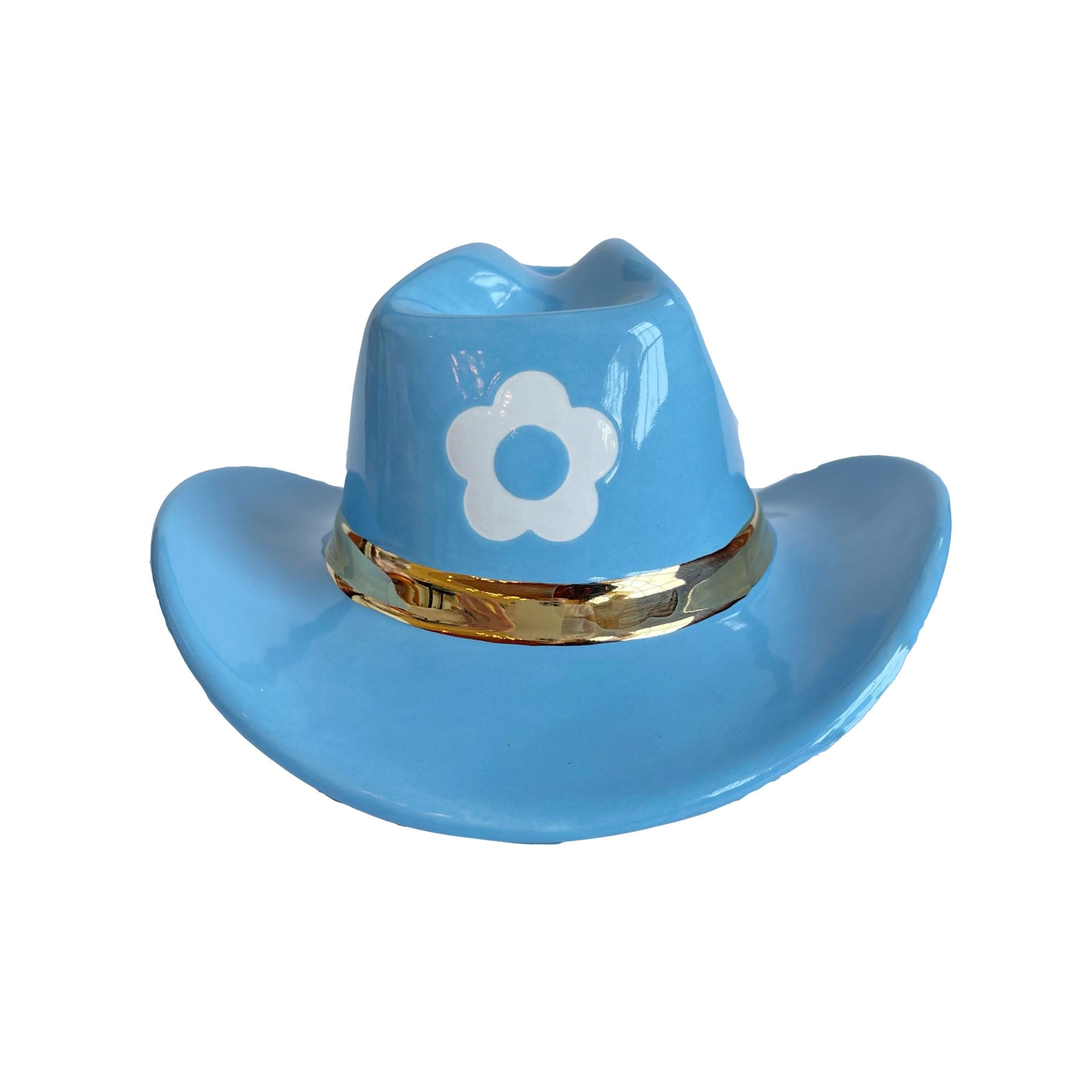 Ruby Clay Company Big Sky Blue Monogrammed Cowboy Hat