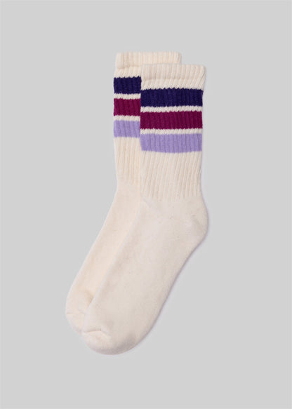 American Trench Socks Purple / One Size The Retro Birthday Stripe