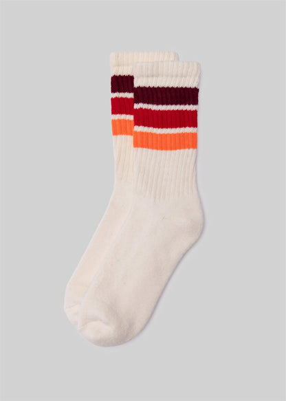 American Trench Socks red / One Size The Retro Birthday Stripe