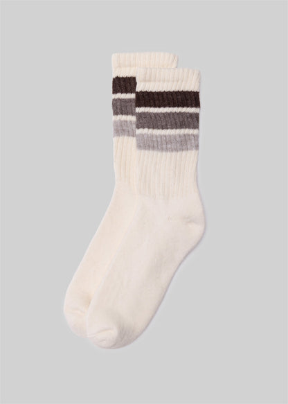American Trench Socks brown / One Size The Retro Birthday Stripe