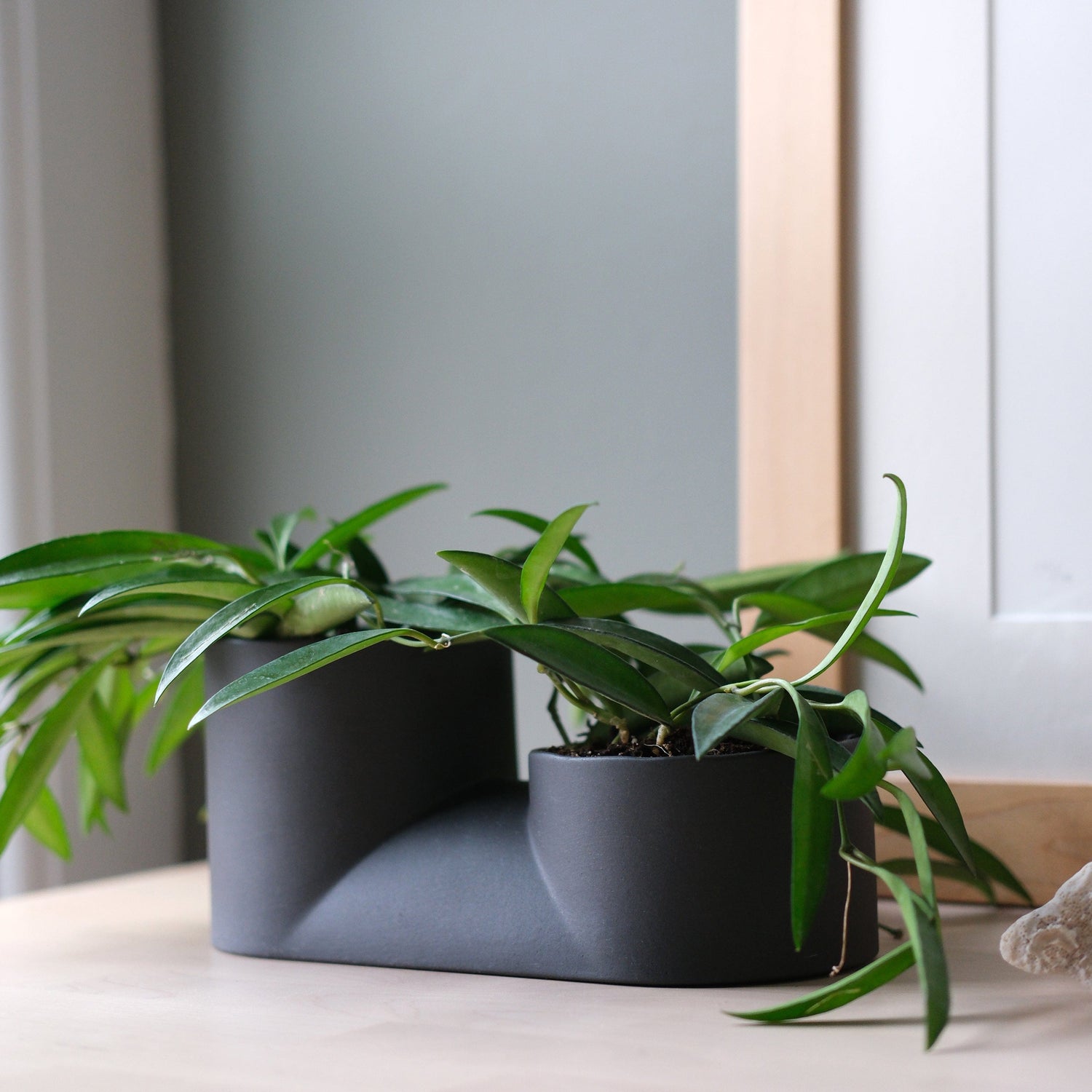 american made plant pots Double Planter Dune