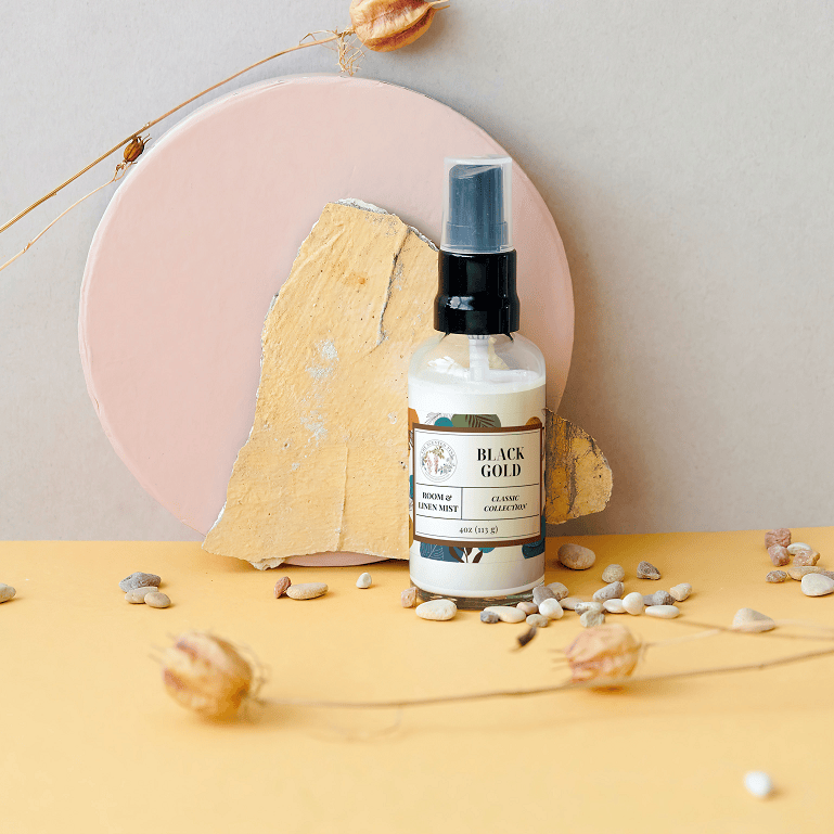 The Scented Vine Room &amp; Linen Mist 3.4oz Black Gold Room &amp; Linen Mist