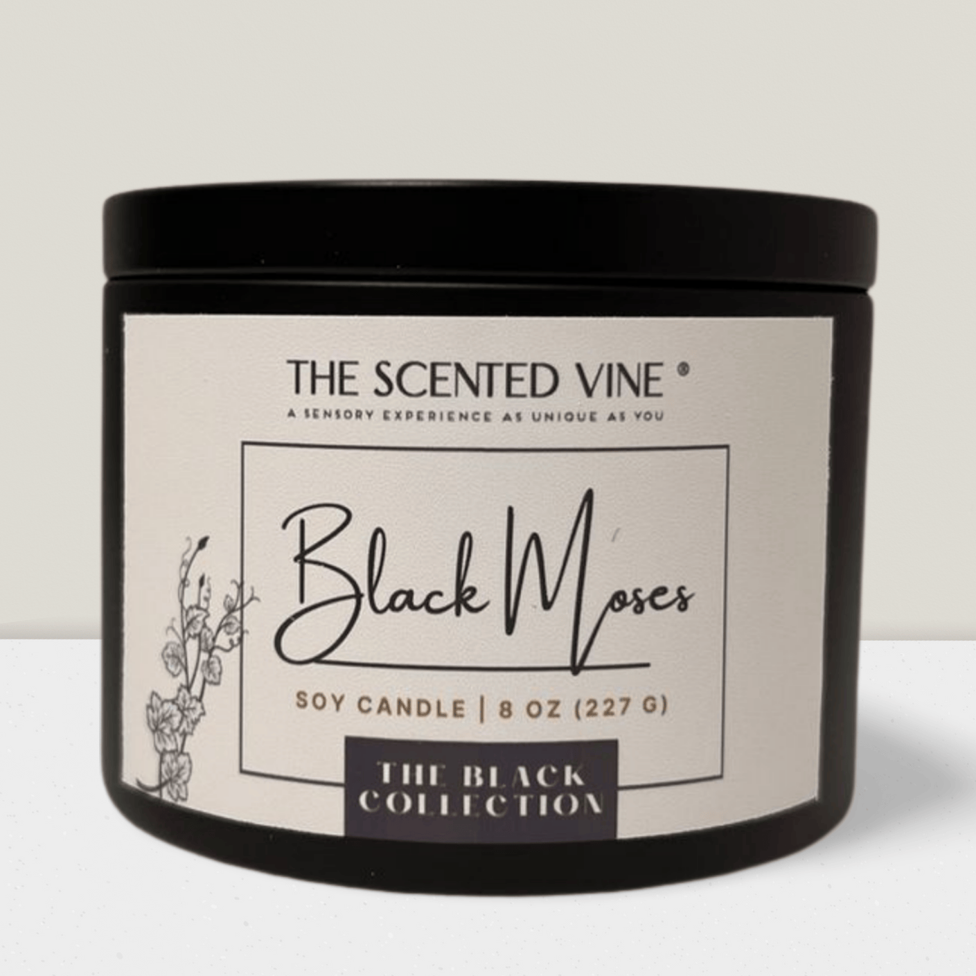 The Scented Vine Candle Black Moses Soy Candle