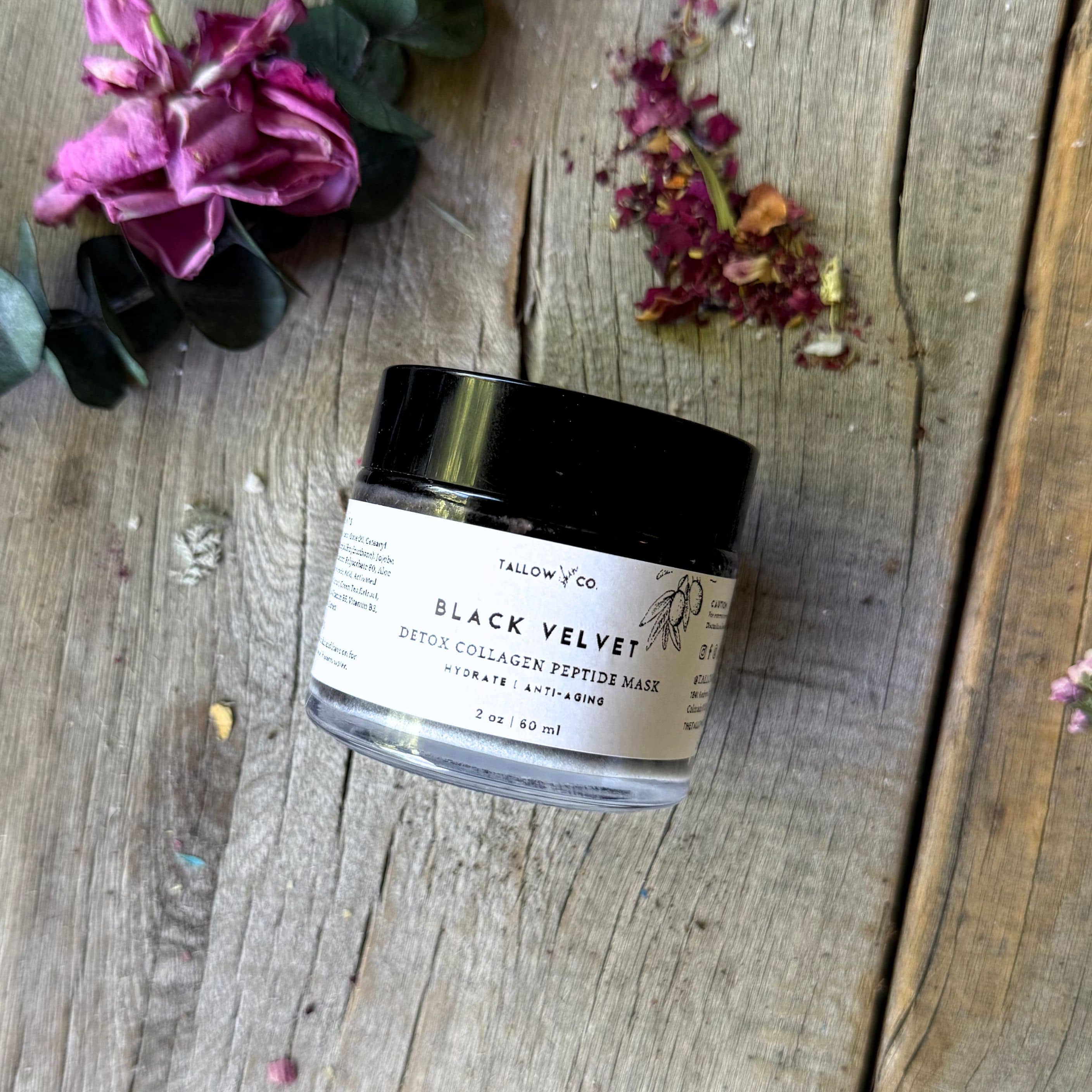 Black Velvet Charcoal &amp; Peptide Gel Mask