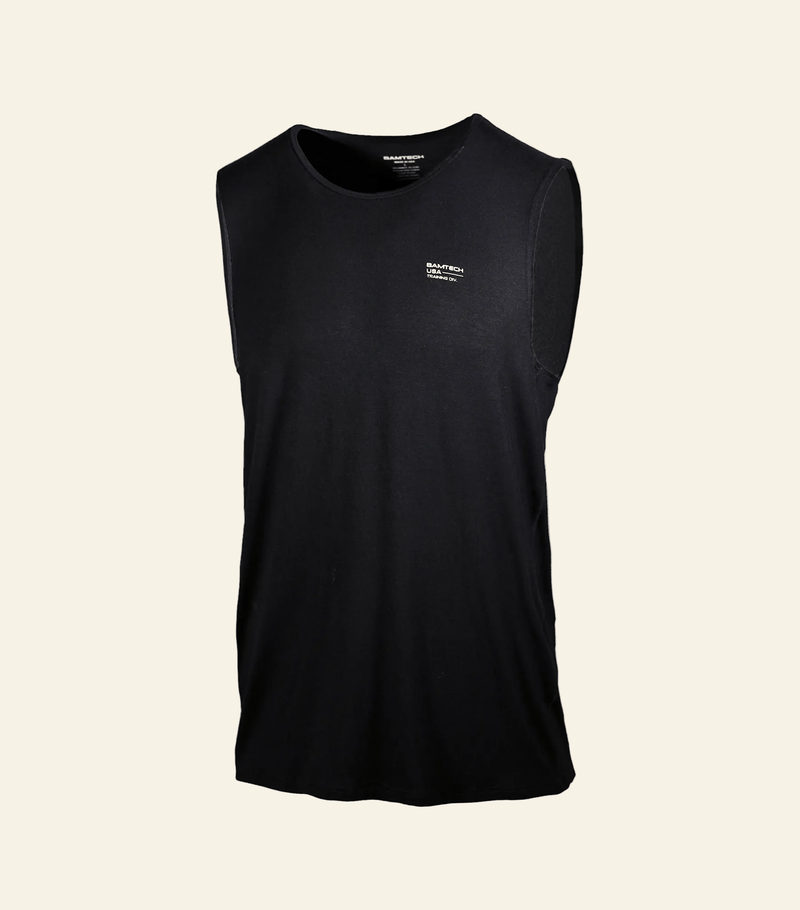 Bamtech Tanks S / Black Bamboo Aerotech Tank - Training Div. Black