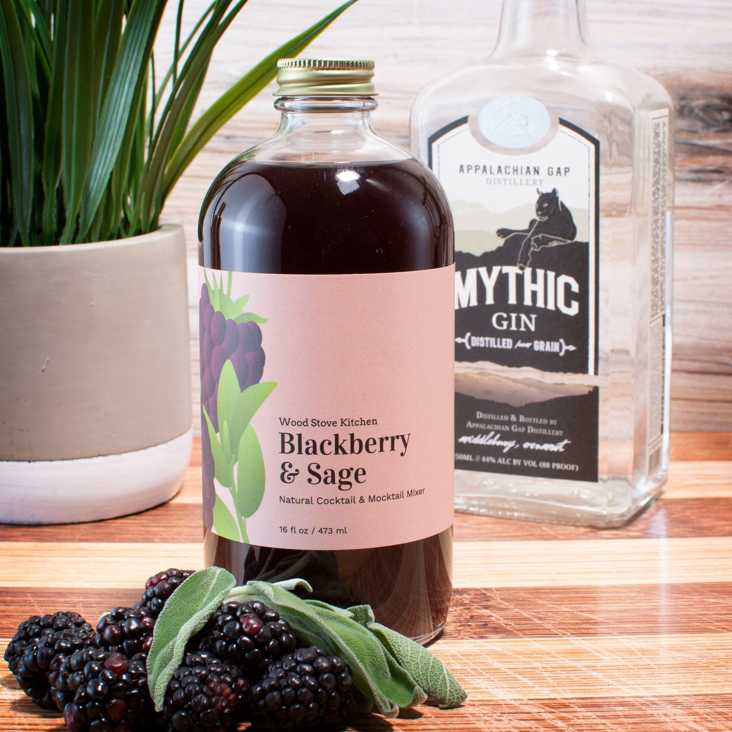 Blackberry &amp; Sage Mixer — 16 fl oz - My American Goods