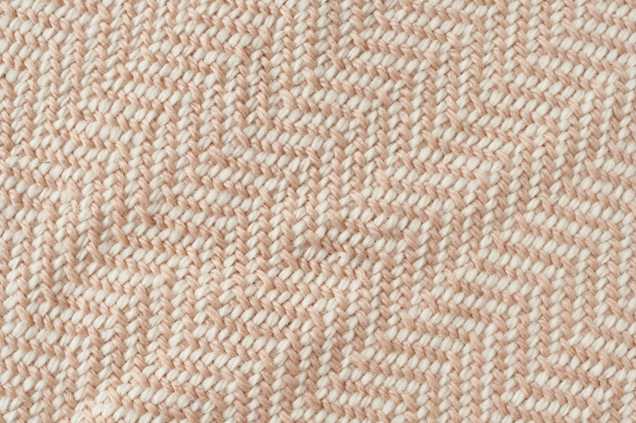 American Blossom Linens Blankets Wheat/Natural Chevron Pattern Soft Wool Throw Size Blanket