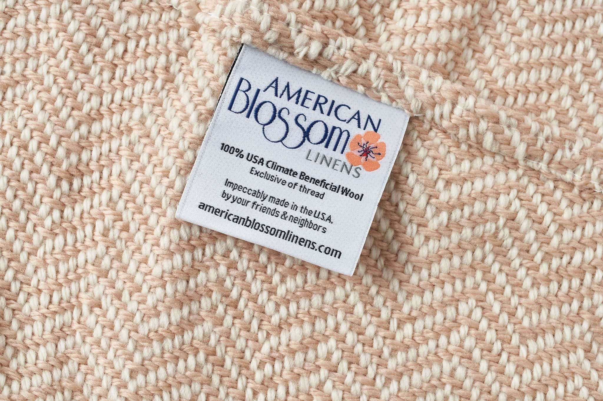 American Blossom Linens Blankets Chevron Pattern Soft Wool Throw Size Blanket