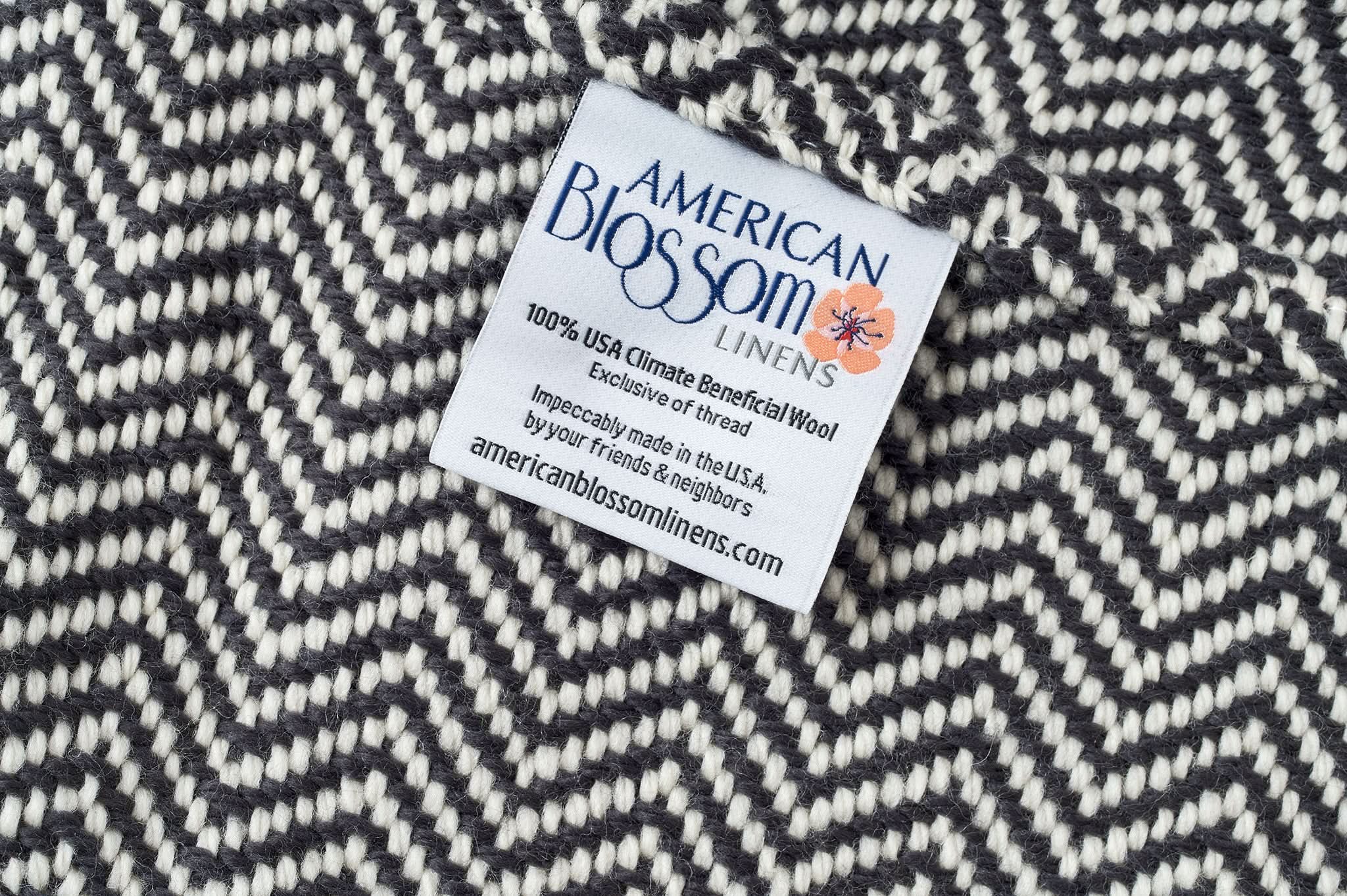 American Blossom Linens Blankets Chevron Pattern Soft Wool Throw Size Blanket