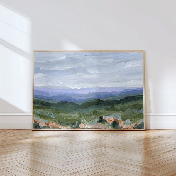 Katie Garrison Art Print "Blue Ridge" Art Print