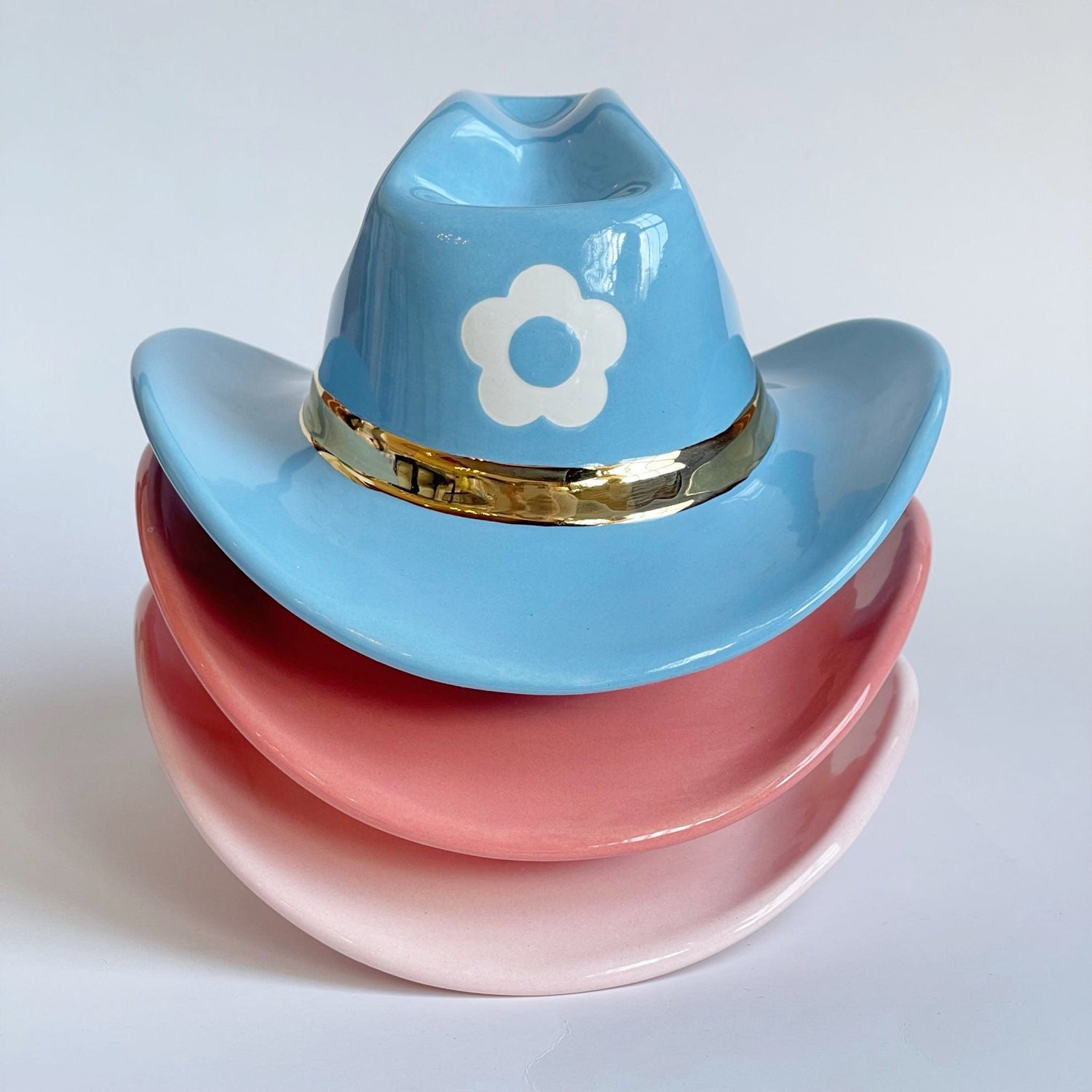 Ruby Clay Company Cowboy Hat Ceramic
