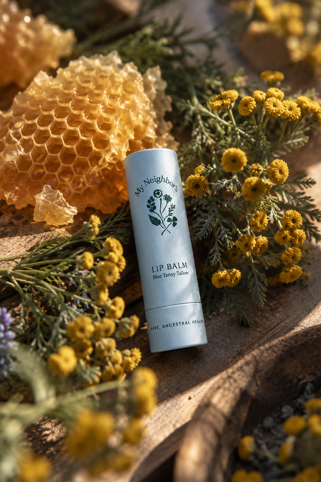 Blue Tansy Tallow Lip Balm
