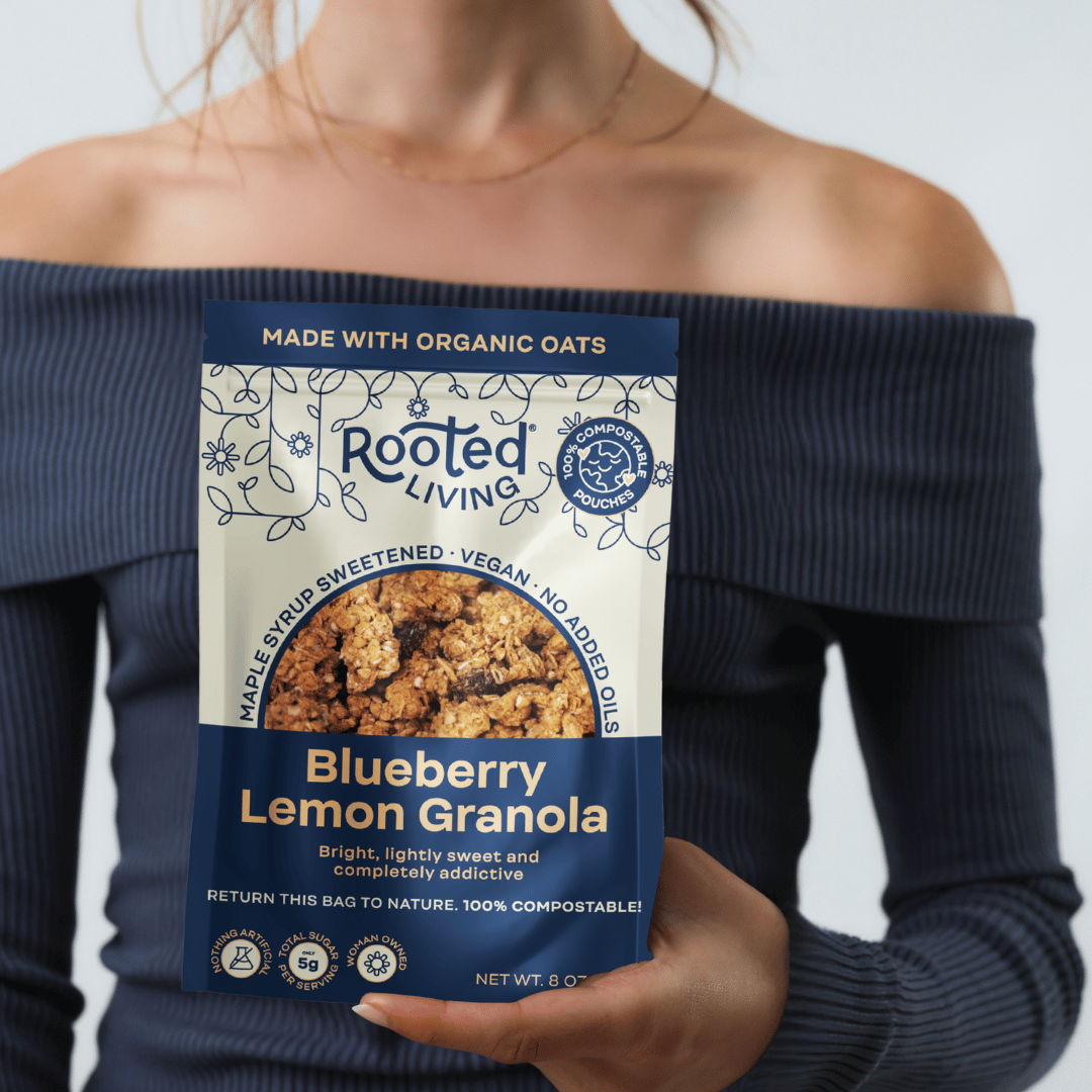 Rooted Living Granola Blueberry Lemon Granola