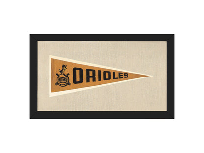Vintage Baltimore Orioles Pennant