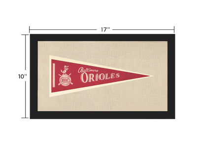 Vintage Baltimore Orioles Pennant