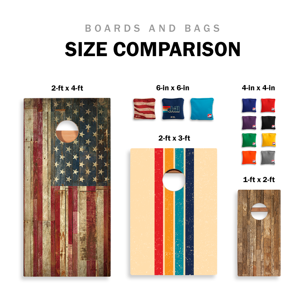 1980 Graphic Star Cornhole Boards