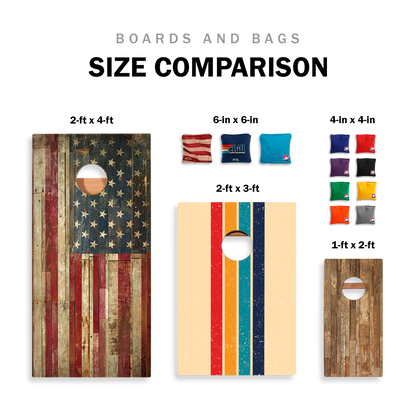 1776 Blue Star Cornhole Boards