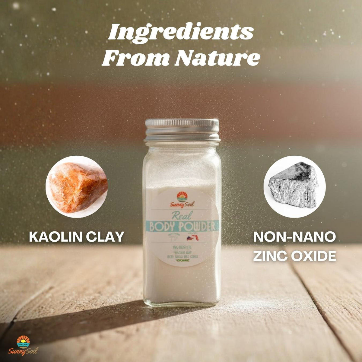 *NEW* REAL Body Powder (4oz)