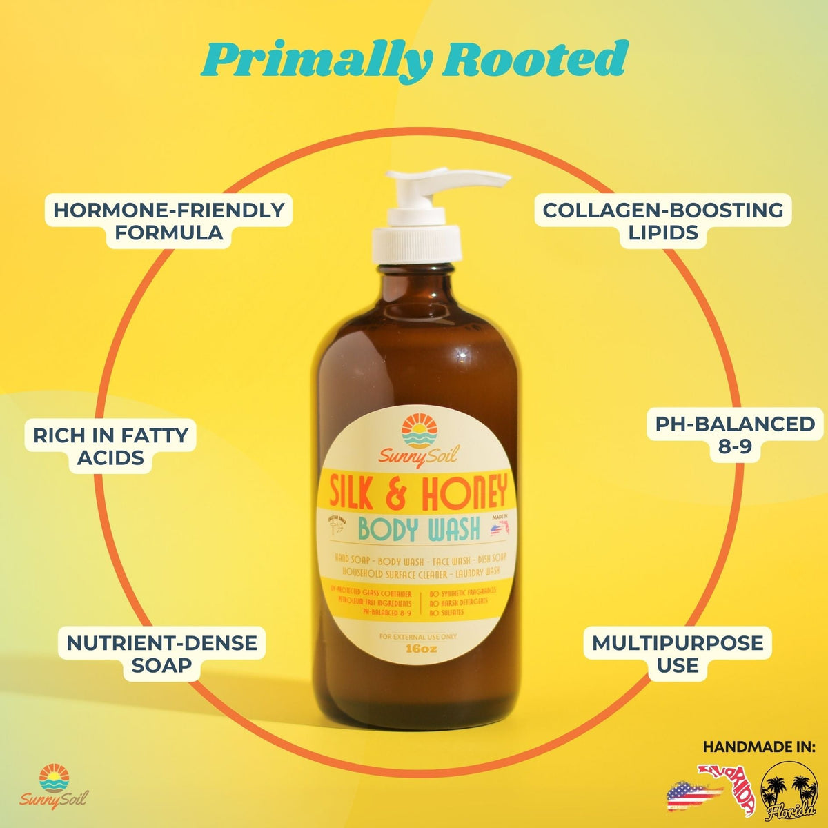 Silk &amp; Honey Body Wash (16oz)