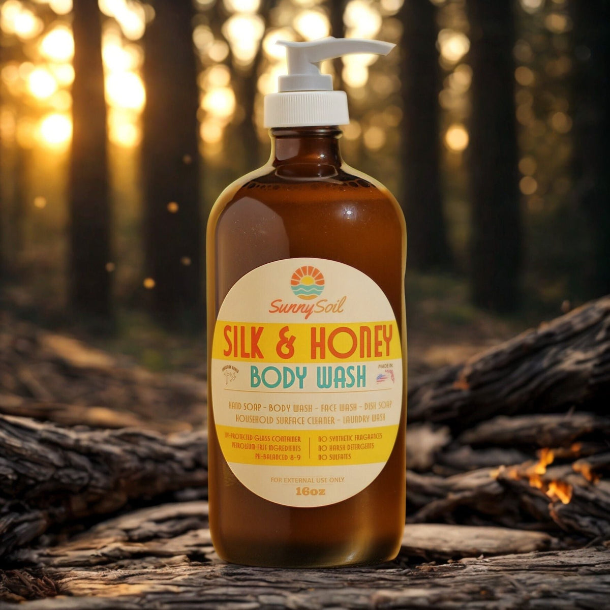 Silk &amp; Honey Body Wash (16oz)