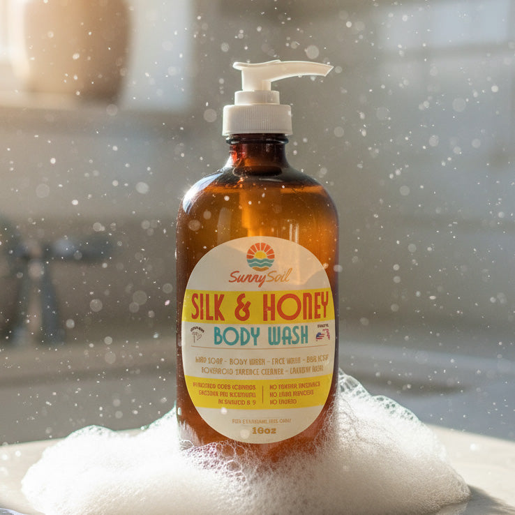 Silk &amp; Honey Body Wash (16oz)
