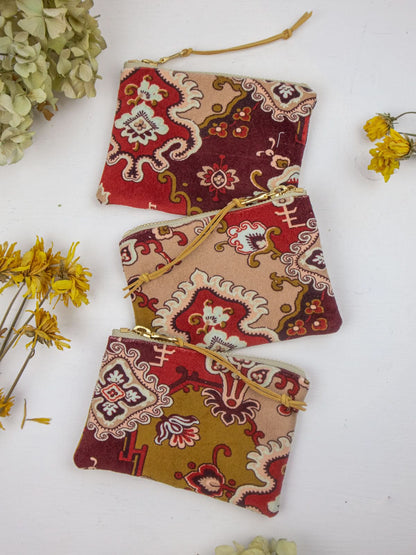 Boho Velvet Mini Pouch - My American Goods