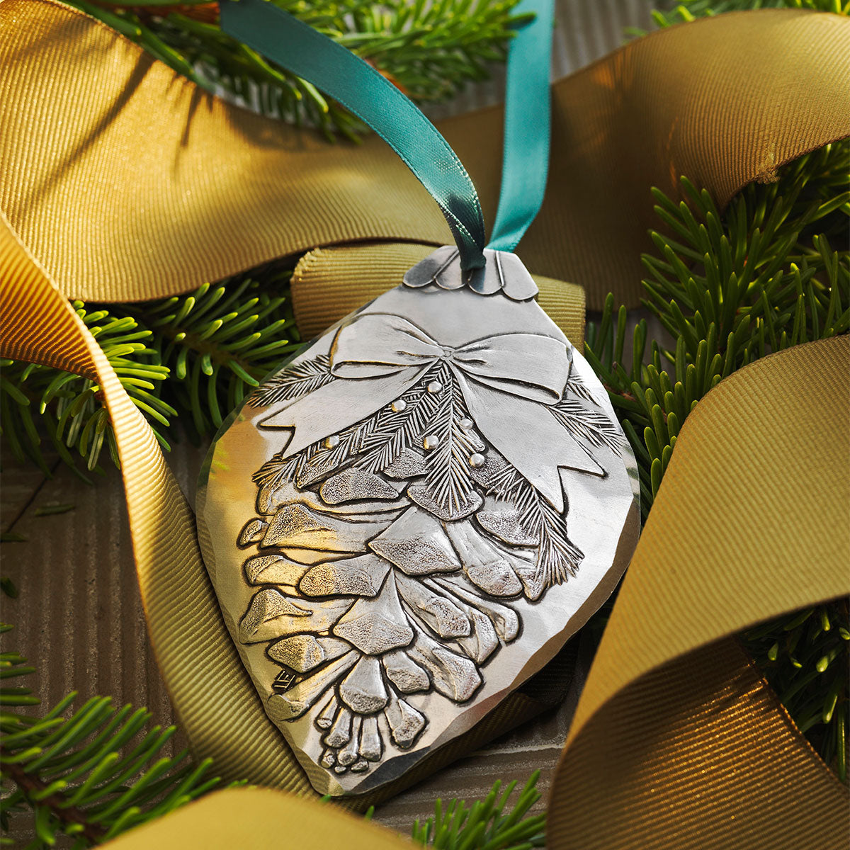 Pinecone Bulb Ornament