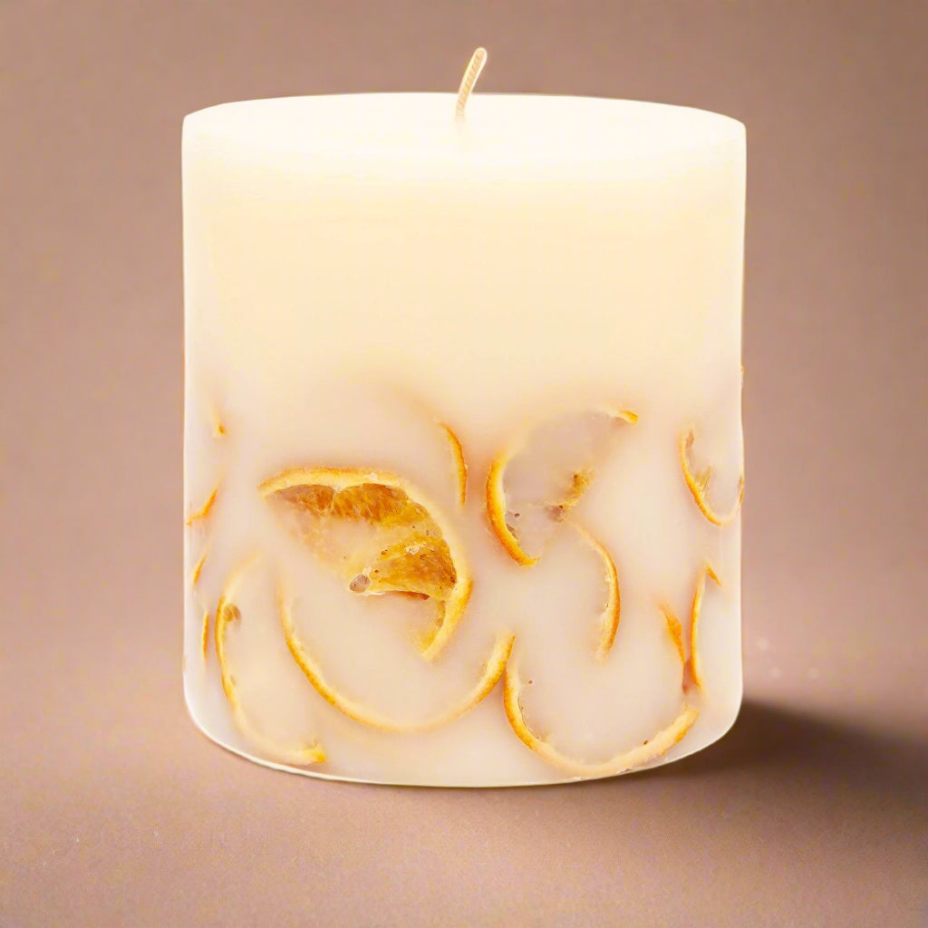 Orange Botanical Candle