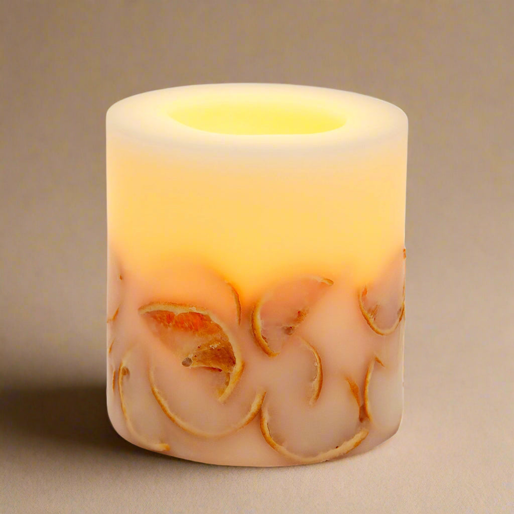 Orange Botanical Candle
