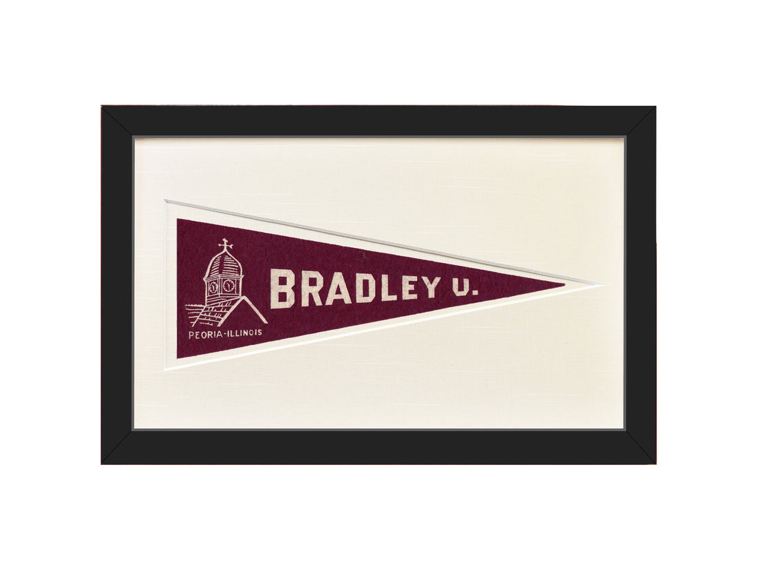 Vintage Bradley University Hormel Pennant