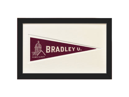 Vintage Bradley University Hormel Pennant