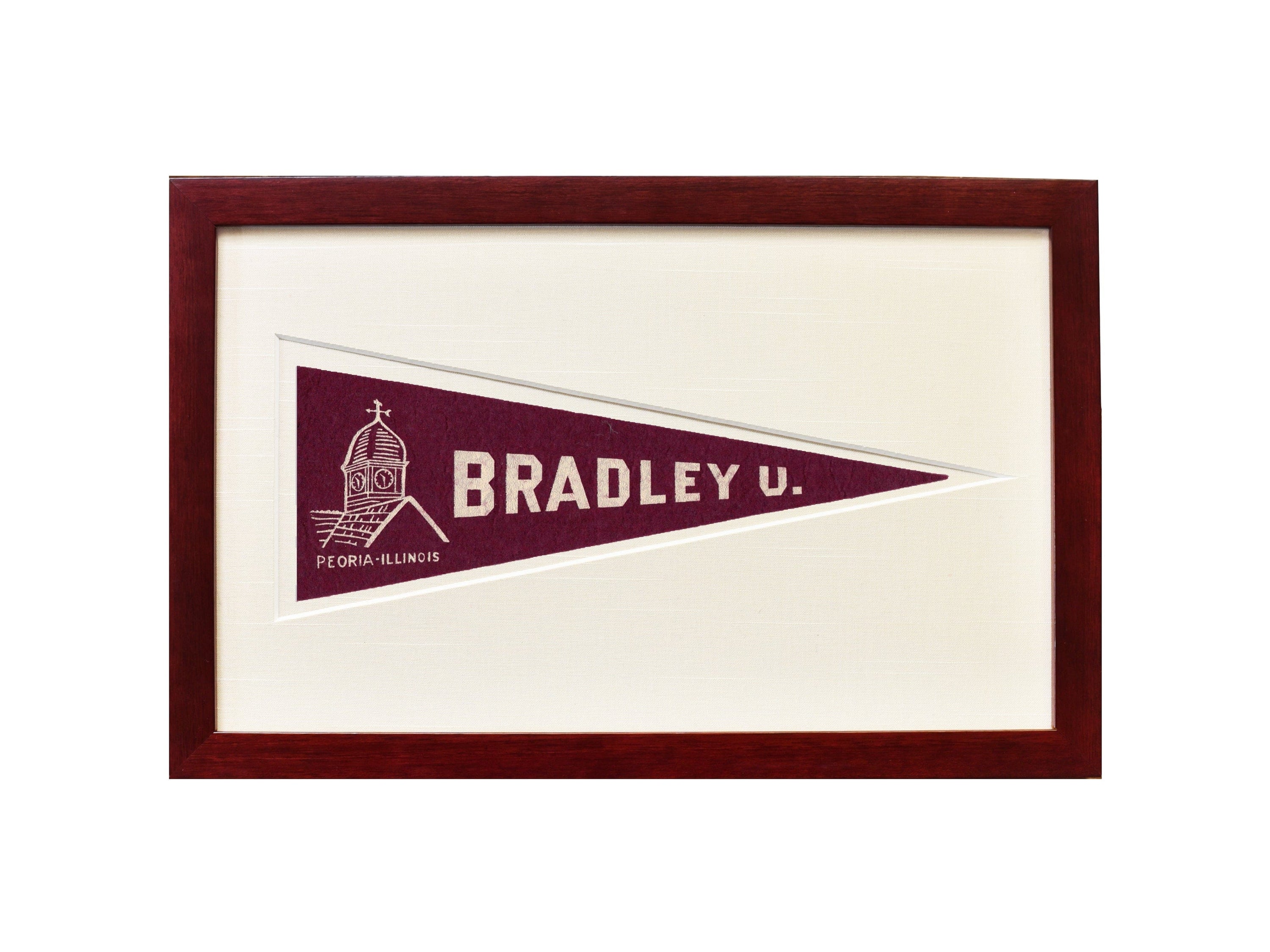 Americana Memories Vintage Bradley University Hormel Pennant