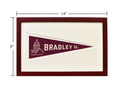 Vintage Bradley University Hormel Pennant