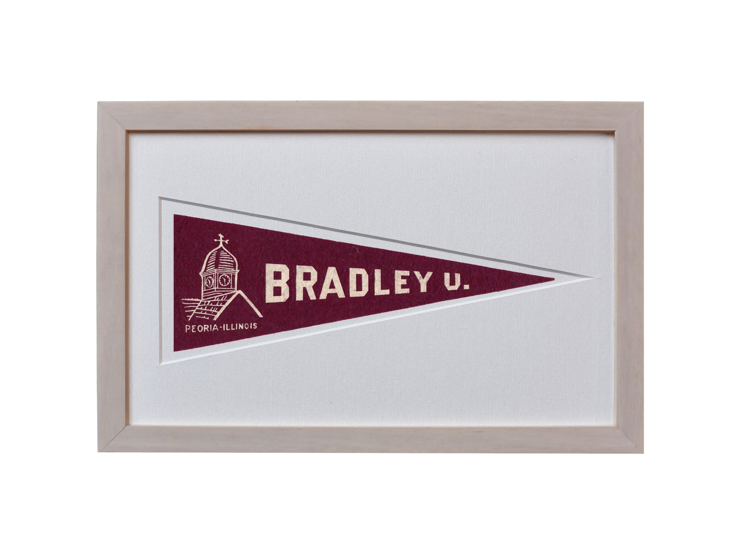Vintage Bradley University Hormel Pennant