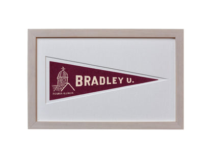 Vintage Bradley University Hormel Pennant