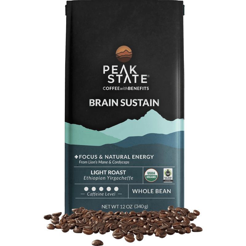 Peak State Coffee GFM Only BRAIN SUSTAIN Light Roast