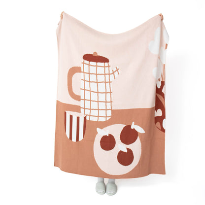 Breakfast - Throw Blanket