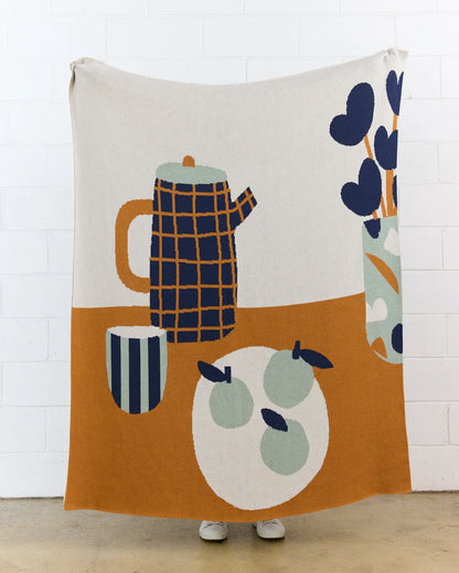 Breakfast - Throw Blanket