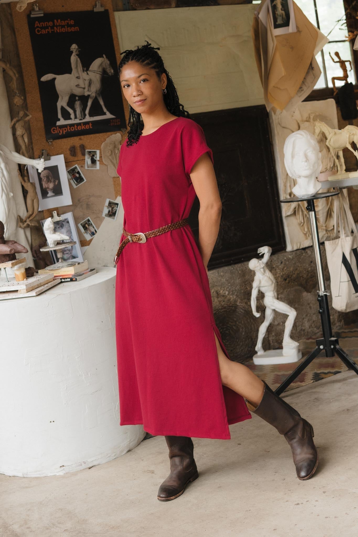 Cairo Dress in Madder