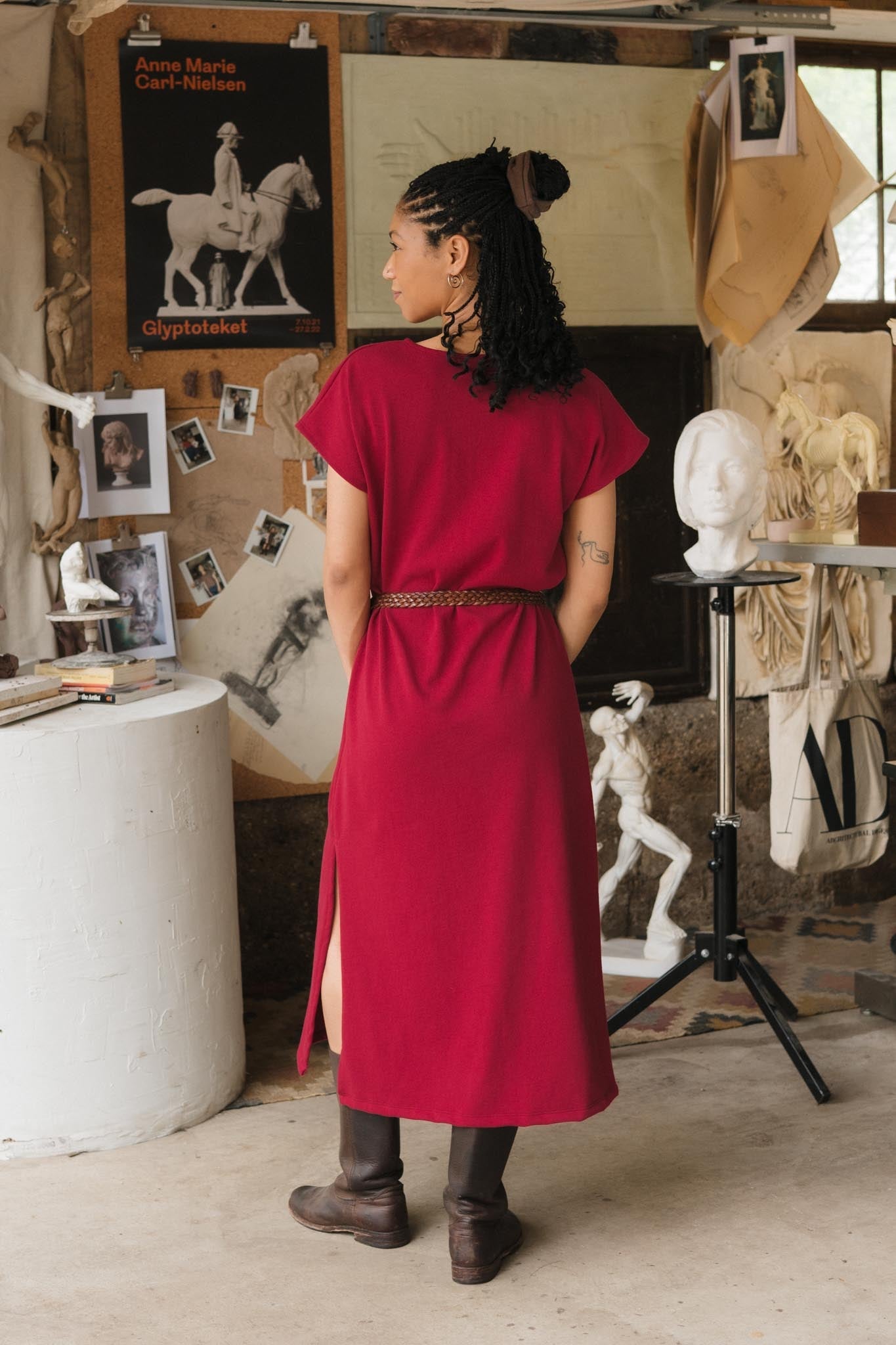 Cairo Dress in Madder