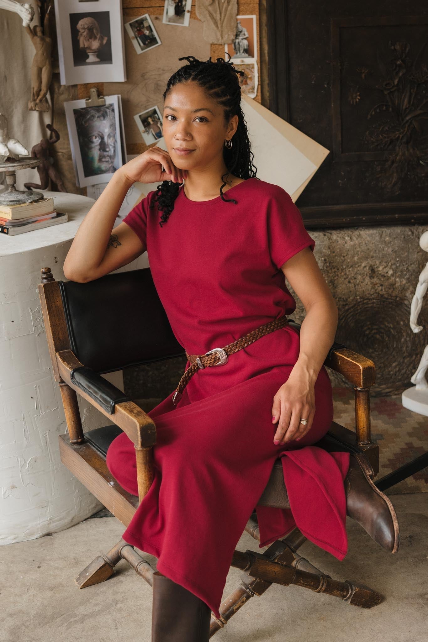 Cairo Dress in Madder
